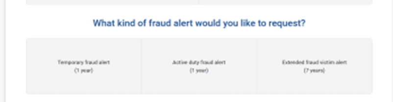 Experian Fraud Alert